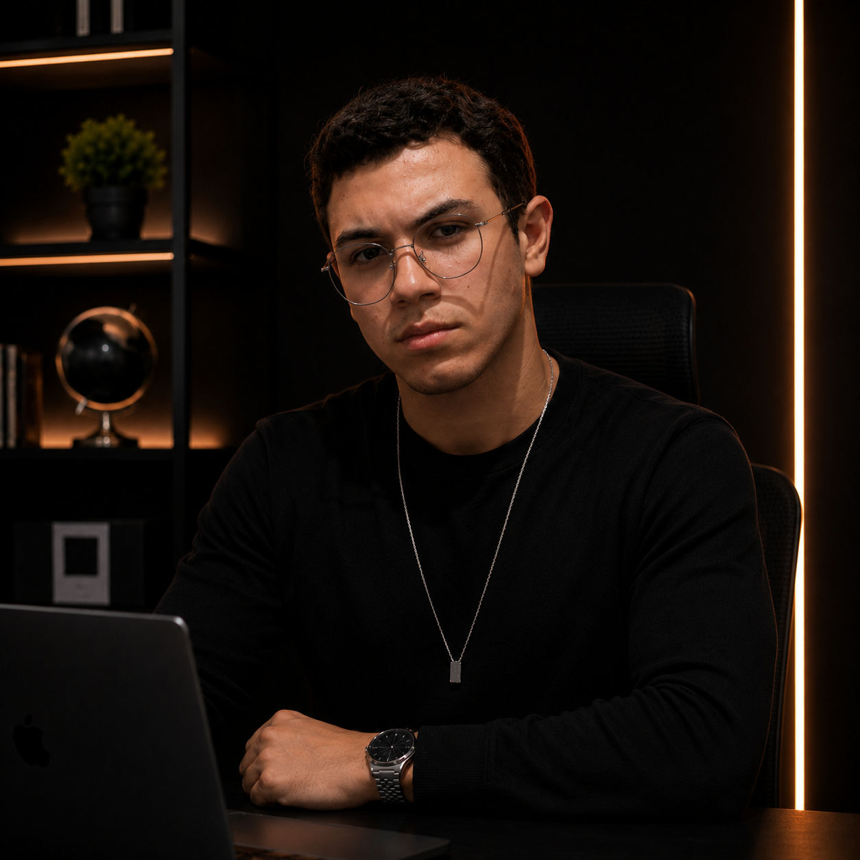 Davi Gonçalves em retrato profissional